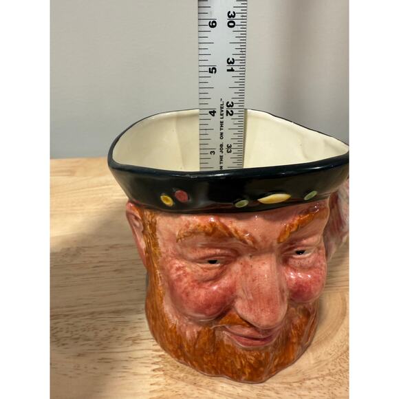 Large Toby Character Mug King Hal Hanley England L & Sons 1940's JL - Picture 8 of 10